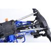 4140 Carbon Steel+Alloy 6061-T6 Front+Rear Universal Center Slider Driveshaft for LOSI 1/8 LMT 2.0 Grave Digger 4X4 Solid Axle Brushless Monster Truck-LOS04028 Upgrades - Blue view 3