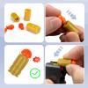 Bullets Refill Ammo Pack Compatible with Semi Automatic Shell Ejecting Toy Guns, 100 Bullets and 12 Shells Automatic Soft Bullet Toy Gun Accessories view 4