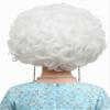ZGXYZXMY Short White Wig for Girls Toddler Halloween Party Daily Costumes view 3