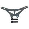 DJX 3mm Blue Forged Carbon Fiber RC Rear Shock Tower for 1/10 Losi 22S Sprint Car Upgrade Parts Accessories (Rear) (Black and Blue) view 1