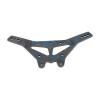 DJX 3mm Blue Forged Carbon Fiber RC Rear Shock Tower for 1/10 Losi 22S Sprint Car Upgrade Parts Accessories (Rear) (Black and Blue) view 2