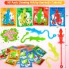 30PCS Valentines Day Cards Gifts for Kids Sticky Gecko Toys With Valentines Greeting Cards Kids Valentines Party Favors Classroom Exchange Gifts School Supplies Goodie Bag Stuffers Stretchy Bulk Toy view 3