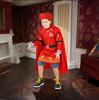 6PCS Kids Lord Farquaad Costumes Outfits with Hat Shirt Cape Gloves (140 cm) view 2