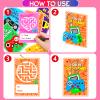 30pcs Valentines Day Cards Gifts for Kids Video Game Keychain With Valentines Cards Bulk Keychains for Kids Valentines Classroom School Exchange Prizes for Boy Girl Students Toddlers Party Favor Bags view 4
