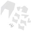 Front & Top Wing Mounts, 1/18 Asphalt Sprint Car by 1RC-Racing view 1