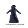 1:12 Wind Coat Miniature Handmade Clothes for 6in Doll Model Figures Dress Up view 4
