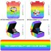 Nimuw Soft Silicone Case for Bitzee Disney Interactive Toy Digital Pet, Shockproof and Protective Carrying Case for Bitzee Disney Virtual Electronic Pets with Lanyard for Kids (Rainbow) view 4
