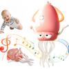 Dancing Octopus Baby Toy,Electric Crawling Octopus Tummy Time Toy,Rechargeable Magic Dancing Music Squid for Kids Ages 3 to 6,Adorable Gifts for Kids Birthdays,Funny Office Desk Decoration (Pink) view 1