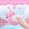 KONXISA For Tamagotchi Paradise Case Cover, Protective Case with Cute Lanyard, Soft Silicone Protective Cover for Kids Game Machine, Protective Shell with Dustproof and Shockproof, Pink view 3
