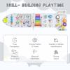 Spacocld Montessori Busy Board - White Rocket Activity Wall Panels, Wall Toys for Toddlers 3+, Sensory Panels for Kids, Wooden Activity Cubes, Playroom Daycare Toys, Toddler Sensory Board (4PCS) view 3