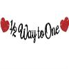 1/2 Way to One Banner, Happy 6 Months, Baby Half Birthday Baby Shower Party Decorations Supplies for Boy Girl view 1