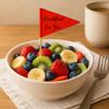 100 PCS Classic Red Toothpick Flags - Mini Solid Golf Cupcake Toppers Triangle Sticks with Writable Surface, Blank DIY Flags for Golf, Cupcakes, Fruit & Cheese Markers, Party Decorations and Labeling view 3