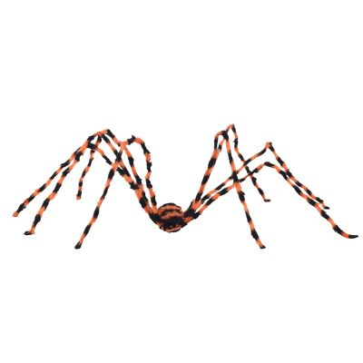 Gooddyiyukey Halloween Outdoor Decorations, 6.7 FT Giant Scary Fake Hairy Spiders with Huge Spider Web,Creepy Realistic Large Halloween Spider Props for Haunted House Indoor Party Home Yard Decor