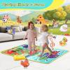 3-in-1 Musical Mats,Kids Floor Piano Drum Animal Music PlayMat,Montessori Sensory Early Educational Learning Toys for Baby,Girls Boys Infant Music,Birthday Christmax Toddlers Gifts 1 2 3 4 5 Years Old view 4