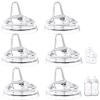 6Pack Sippy Spout Nipples Compatible with Philips Avent Natural Bottles, Trainer Sippy Cup 100% Food Grade Silicone Soft Nipple, Easy to Clean, Easy Transition from Bottle to Cup view 1