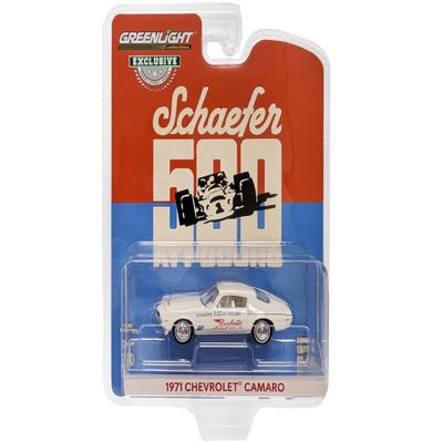 1971 Chevrolet Camaro - Schaefer 500 at Pocono Raybestos Official Pace Car Diecast - Greenlight 1:64 Scale Model