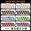 102 Pieces MTG Dice Counters Set Bulk Ability Keyword Tokens Shield Life Counters 6 Sided Dice for Magic The Gathering TCG Card Gaming Accessories (Dice Set A) view 2
