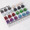 102 Pieces MTG Dice Counters Set Bulk Ability Keyword Tokens Shield Life Counters 6 Sided Dice for Magic The Gathering TCG Card Gaming Accessories (Dice Set A) view 4