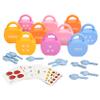 1 Set Lock and Key Toy Cause and Effect Toys Montessori Baby Keys Toy Set with 10 Apple-Shaped Locks, 10 Keys & 20 Cards for Toddlers 3+ Baby view 1