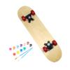 MotiveTech DIY SKATOBOARD for Children, Graffiti Skateboard in Children, Convenient Wood Skateboard, 80x20cm view 1