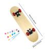 MotiveTech DIY SKATOBOARD for Children, Graffiti Skateboard in Children, Convenient Wood Skateboard, 80x20cm view 2