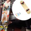 MotiveTech DIY SKATOBOARD for Children, Graffiti Skateboard in Children, Convenient Wood Skateboard, 80x20cm view 4