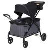 Baby Trend Tour LTE 2-in-1 Stroller Wagon, Gravity Black view 1