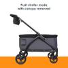 Baby Trend Tour LTE 2-in-1 Stroller Wagon, Gravity Black view 3