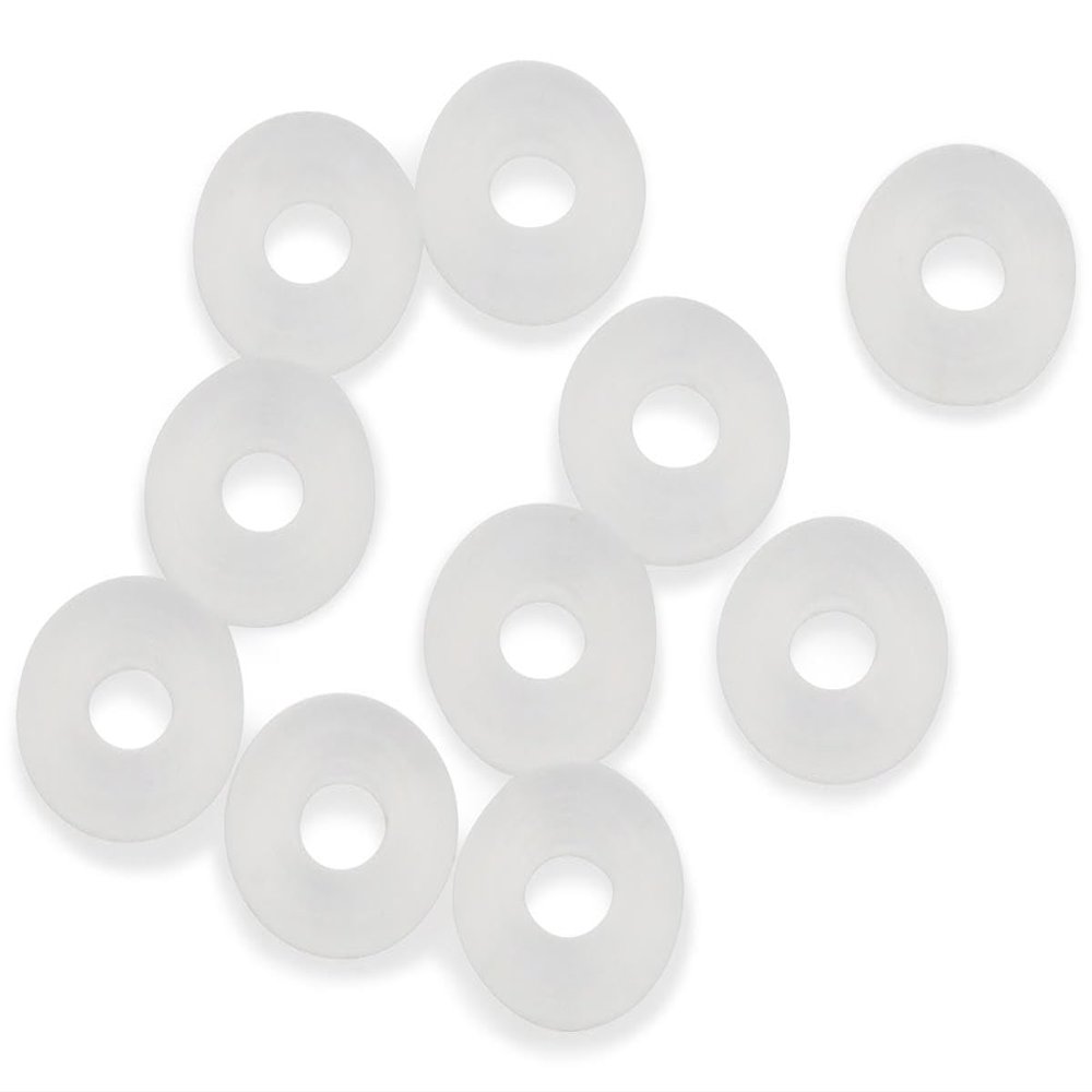 Clear O-Rings, Shocks, 1/18 Mid, Spr, EDM, LM (10) by 1RC Racing