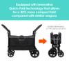 Baby Trend Quest Plus 3-in-1 Stroller Wagon, Dash Black view 4