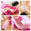 UMU Wooden Hair Salon Playset  17 Pcs Pretend Hairdressing Toy with Hair Dryer Straightener Mirror Comb & Accessories  Little Woman Design Beauty Role Play Toy for Girls Ages 3 4 5 6 view 3