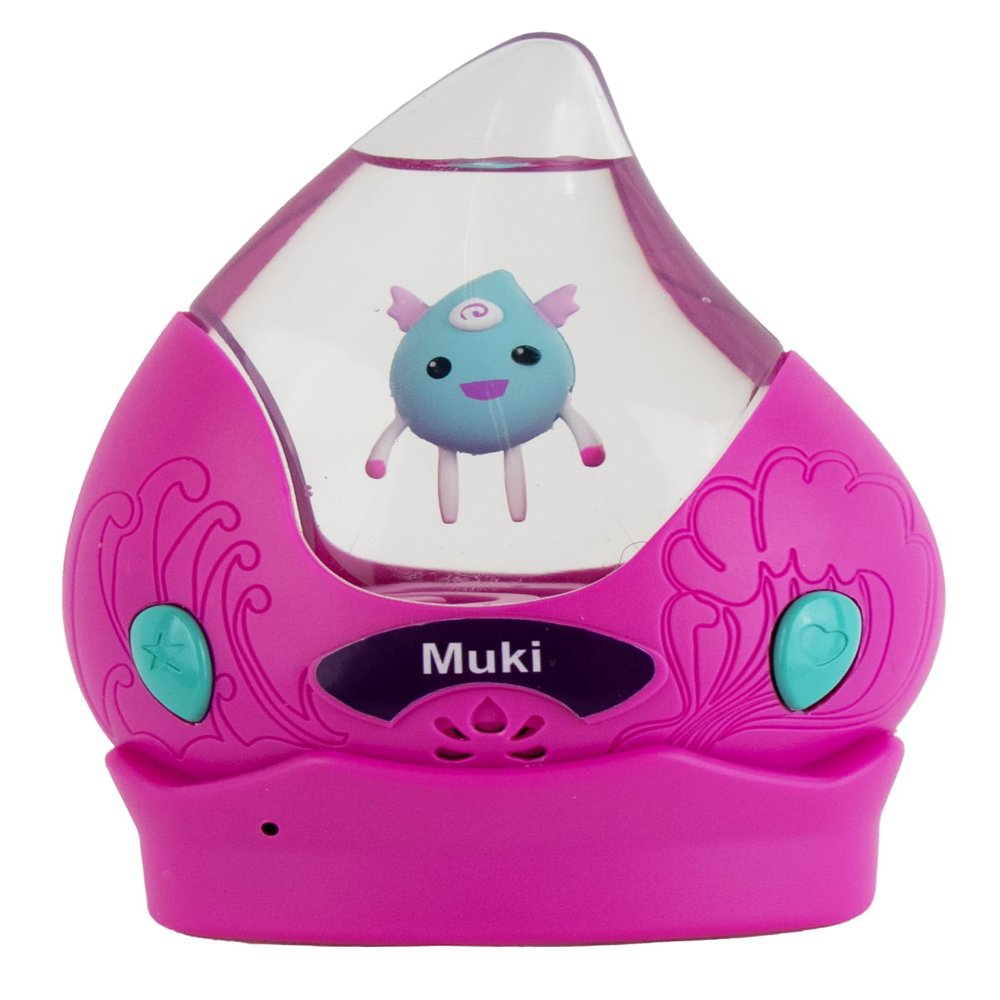 Aqua Pets Muki  Cute, Playful Interactive Floating Water Pet with Lights, Sounds & 3 Games  Collectible Toy for Kids Ages 6+