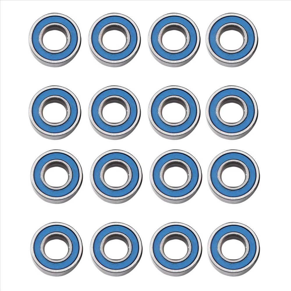 Compatible with Tamiya WR-02 Remote Control Car Upgrade Parts Spare Replacement Accessories 16Pcs Sealed Bearing Kit RC Car Part Accessories