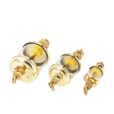 RXDNOZNNK 1PC 3/8" BSP Male 300ml Brass Sight Gravity Drip Feed Oiler Oil Cup