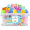 100 Pcs Party Favors & Squishy Toys Bulk for Kids 4-12, Fidget Toys Sensory Stress Relief Toys for Classroom Prizes, Christmas Stocking Stuffers, Birthday Goodie Bags & Teacher Supplies view 1