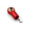 Compatible with AXIAL for SCX10 D90 D110 for Tamiya CC01 1/10 RC Car Parts 10 Pcs Metal M4 20mm Connecting Rod Tie Rod End Ball Joint RC Car Part Accessories(Red) view 3
