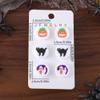 3PCS Halloween Sugar Cookie Earrings Cute Pumpkin Bat Ghost Sugar Cookie Stud Earrings Set Funny Fall Halloween Party Costume Cosplay Jewelry Gifts view 2
