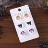 3PCS Halloween Sugar Cookie Earrings Cute Pumpkin Bat Ghost Sugar Cookie Stud Earrings Set Funny Fall Halloween Party Costume Cosplay Jewelry Gifts view 4