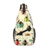 PEGQCVAM Cartoon Small Insects Cross Chest Bag Diagonally. Large Capacity, Adjustable Shoulder Straps, Cup Holders And Umbrella Holders On Both Sides. view 1