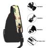 PEGQCVAM Cartoon Small Insects Cross Chest Bag Diagonally. Large Capacity, Adjustable Shoulder Straps, Cup Holders And Umbrella Holders On Both Sides. view 4