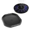 MEKA Tuff Tray with Solar Fountain, Sensory Water Play Tray for Kids, Outdoor Indoor Messy Play, STEM Activities, Classroom or Home Use ((Black, Small 28" x 28")) view 1