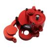 Compatible with MN128 MN86 MN86K MN86KS G500 1/12 RC for Rock Crawler Truck Upgrade Parts CNC Transmission Gearbox with Motor Gear RC Car Part Accessories(Red) view 2