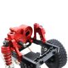 Compatible with MN128 MN86 MN86K MN86KS G500 1/12 RC for Rock Crawler Truck Upgrade Parts CNC Transmission Gearbox with Motor Gear RC Car Part Accessories(Red) view 4