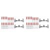 Compatible with WPL B1 B14 B24 C14 C24 1/16 RC Car Spare Upgrade Parts Accessories 2 Set Metal Pull Rod Link Rod Base Bracket RC Car Upgrade Parts view 1