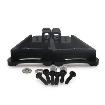 2Pcs Alloy Front Shock Tower for RC 1/10 Hpi for Ven-ture Fj Cruiser Crawler Rc for Ho-BBY Model Car Parts(Black)