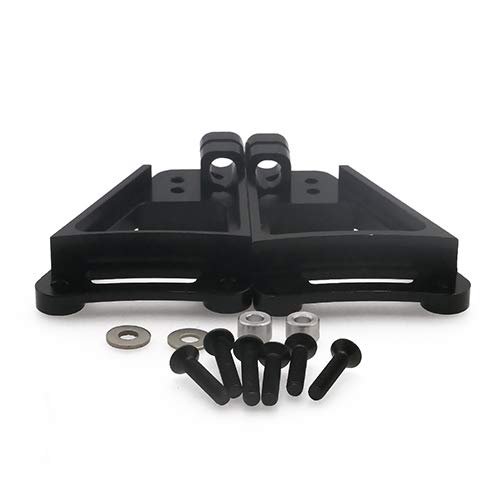 2Pcs Alloy Front Shock Tower for RC 1/10 Hpi for Ven-ture Fj Cruiser Crawler Rc for Ho-BBY Model Car Parts(Black)