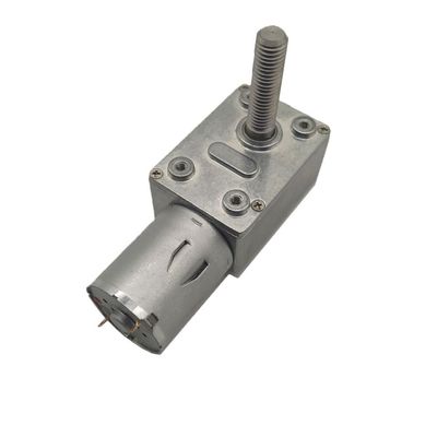 AIQFTGSNS DC Worm Electronic Starter Geared Reducer JGY-370-M8 6-24V 6-150RPM Self-Lock Turbine M8 33mm Package K 12V 23rpm
