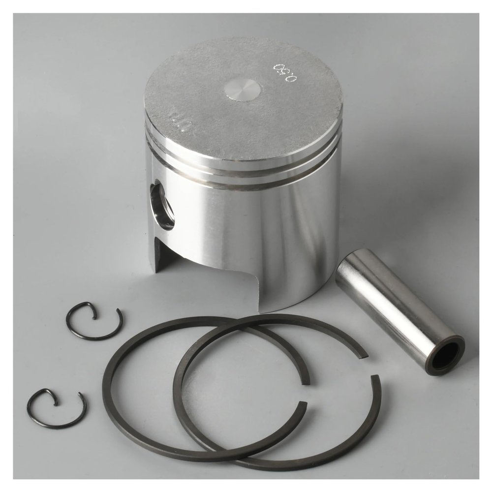 WcDeoj Piston Set 0.5Mm O-s for Boat Engine 15HP 18HP M15B2 M15C M18D M9.9B2 M9.9C Piston Ring 350-00014-0 351-00004-0