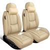 SOUIPA Car Seat Covers 2 Seats Fit for Mazda CX-5 2013-2024 2025,Waterproof Leather Seat Covers,Airbag Compatible,Car Seat Protectors Interior Sets(2PCS with Pillows,Beige) view 1