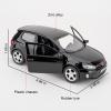 1:36 Volkswagen Golf GTI Toy Car, Diecast Pull Back Model Car, Doors Open, Collection Kids Toy for Aged 3 and up, Gift Black view 2